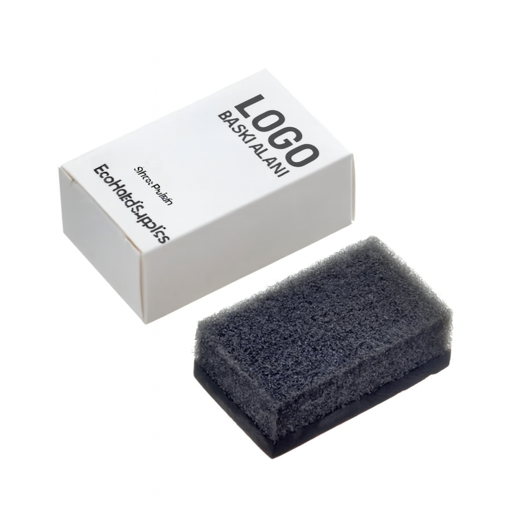 Logo Baskılı Kutulu Ayakkabı Cila Süngeri