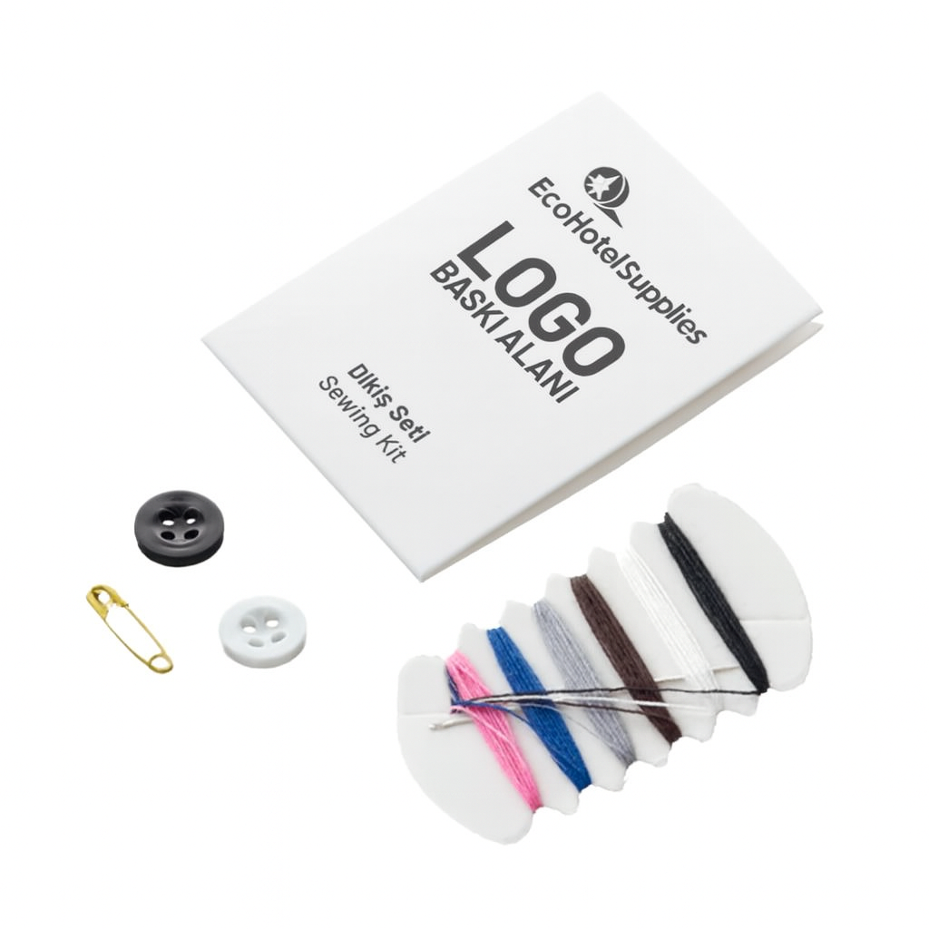 Logo Baskılı Kutulu Dikiş Seti
