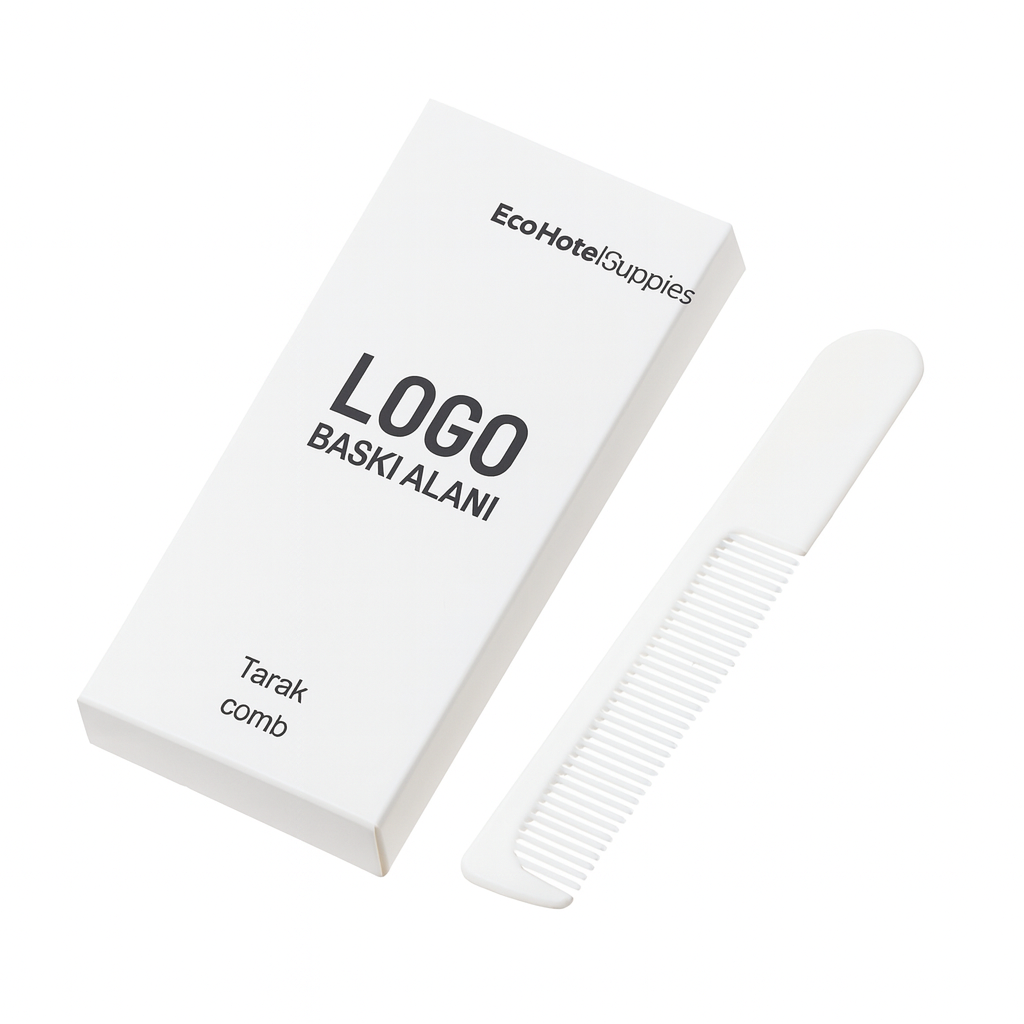 Logo Baskılı Kutulu Tarak